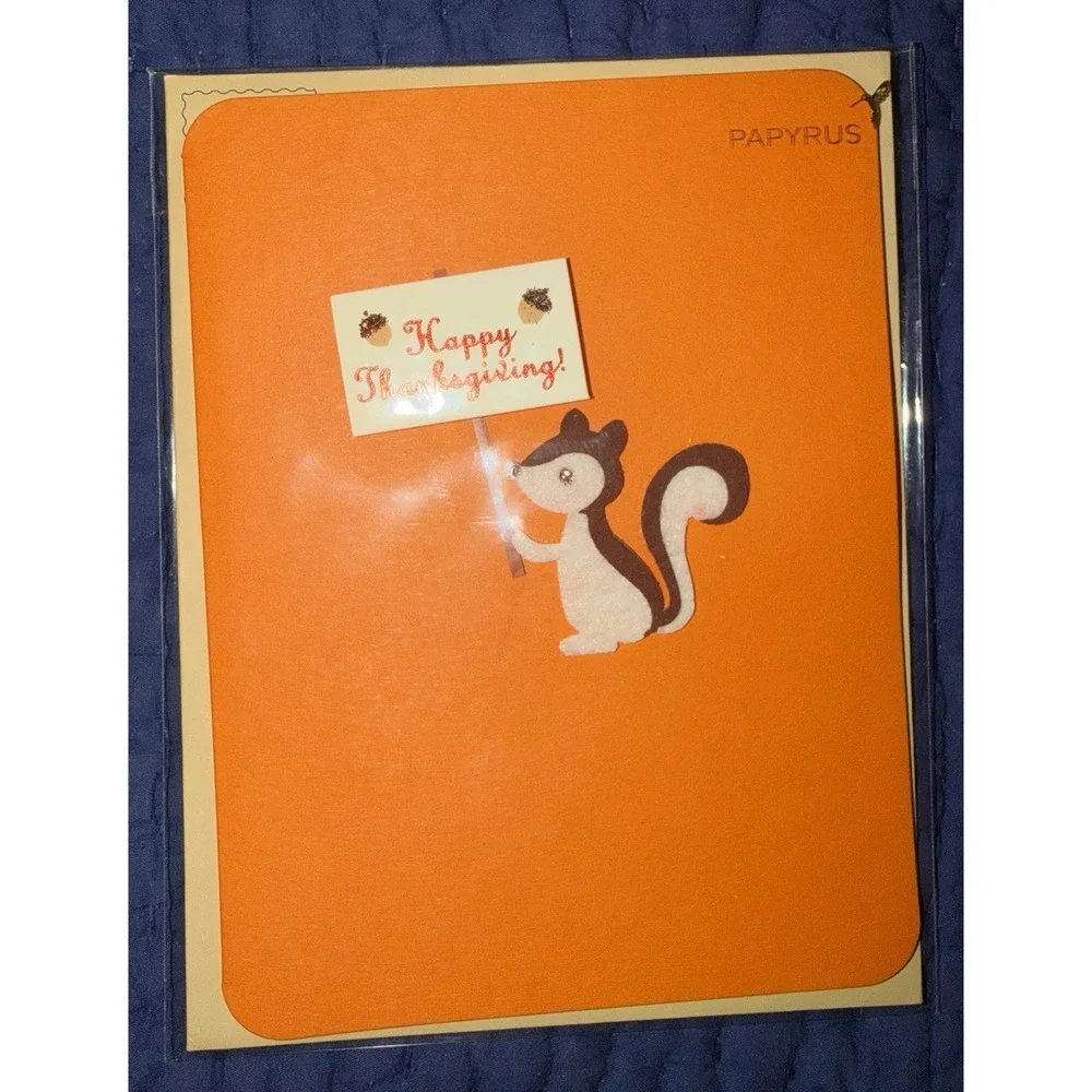 Papyrus Greeting Cards Lot 7 Valentine Travel‎ Thanksgiving Embellished